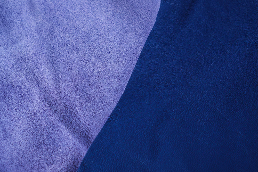 Royal Bleu Lambskin Leather · 1½ - 2 oz - ( 0,5 - 0,6 mm )