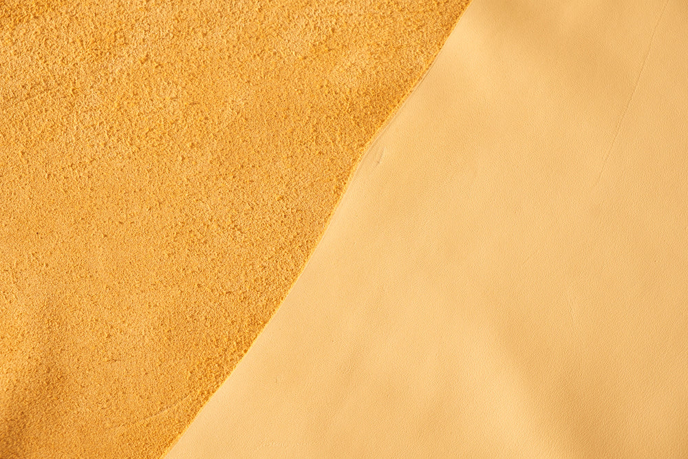 Thick Tan Matte Cowhide Leather · 2 - 2½ oz - ( 0,7 - 0,8 mm )