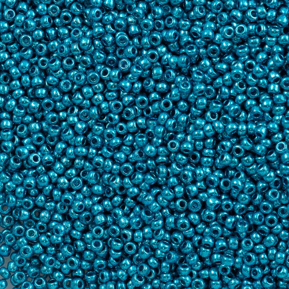 Preciosa Seedbead 10/0 - SB02295 Opaque Metallic Blue