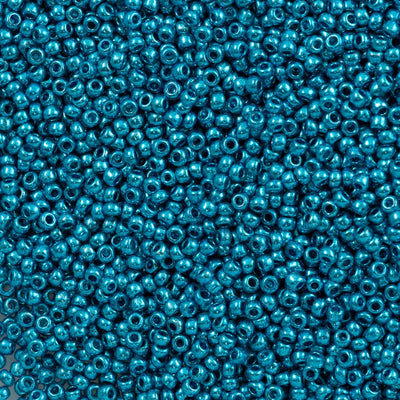Preciosa Seedbead 10/0 - SB02295 Opaque Metallic Blue