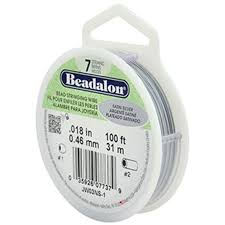 Bead Stringing Wire - .018 (0,46mm) · BEADALON
