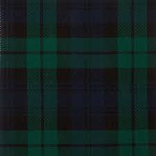 60in - Tartan Fabric - 65% Polyester 35% Rayon