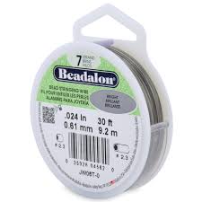 Bead Stringing Wire - .024 (0,61mm) · BEADALON