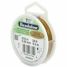 Bead Stringing Wire - .015 (0,38mm) · BEADALON