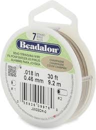 Bead Stringing Wire - .018 (0,46mm) · BEADALON