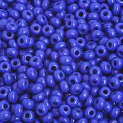 Preciosa Seedbead 8/0 - SB01583 Opaque Medium Royal Blue
