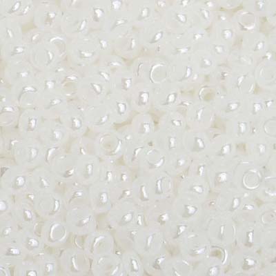 Preciosa Seedbead 8/0 - SB01600 Chalk Pearl White