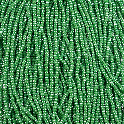 Preciosa Seedbead Charlotte 11/0 - SB7040SH Opaque Green Luster