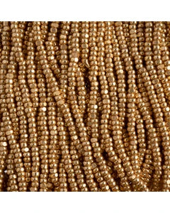 Preciosa Seedbead Charlotte 11/0 - SB7044SH Opaque Metallic Gold