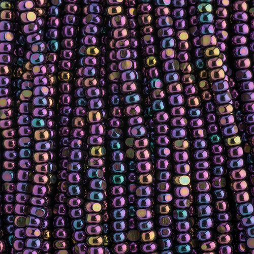 Preciosa Seedbead Charlotte 11/0 - SB7056SH Metallic Purple AB