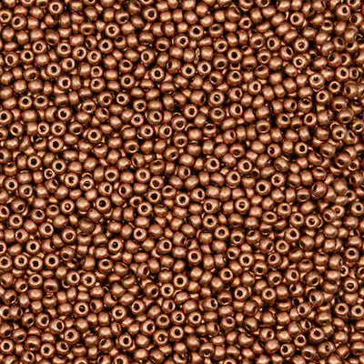 Preciosa Seedbead 11/0 - SB35053 Opaque Metallic Light Copper
