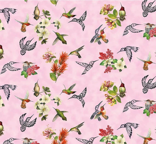 hummingbird vision 29000 - Pink 100% Cotton Designer