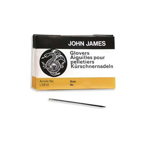 N°1 - Aiguille à cuir · 1.02 mm x 48.5 mm · JOHN JAMES - 25 pcs
