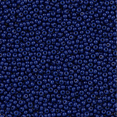Preciosa Seedbead 10/0 - SB01048 Opaque Dark Royal Blue