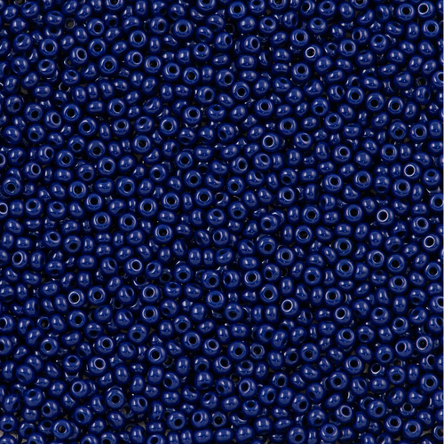 Preciosa Seedbead 10/0 - SB01048 Opaque Dark Royal Blue