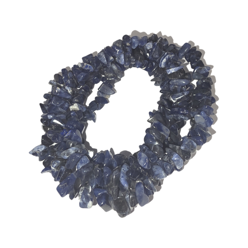 Chips - Semi Precious on strand - Sodalite