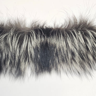 Silver Fox Fur Strips · 2 in