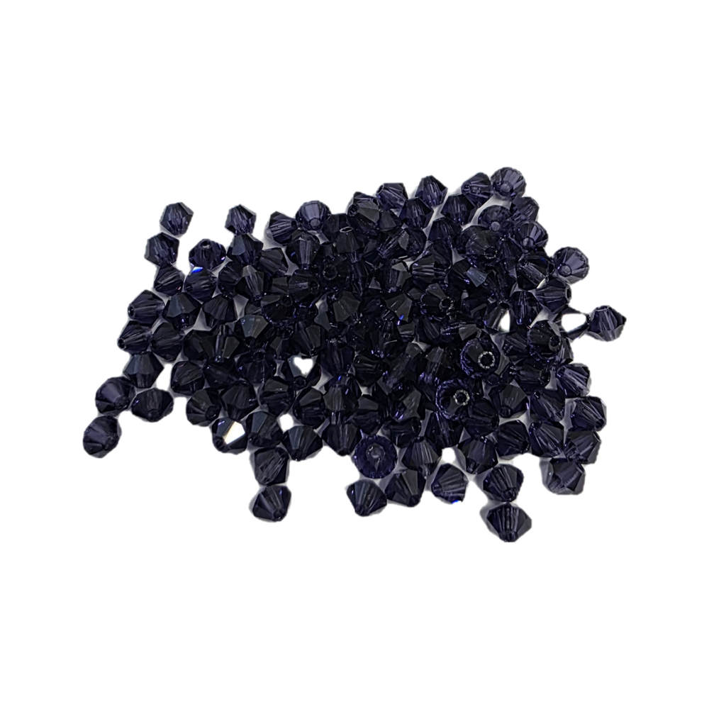 4x4 mm - Preciosa® - Crystal beads ''Machine Cut'' / ≈144pcs