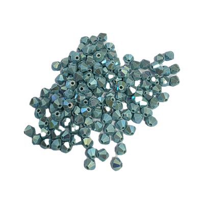 4x4 mm - Preciosa® - Crystal beads ''Machine Cut'' / ≈144pcs