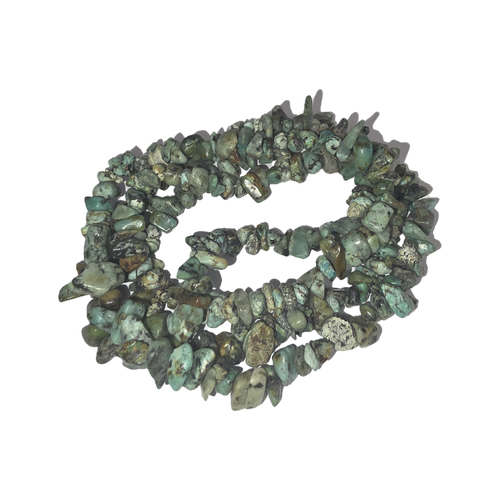 Chips - Semi Precious on strand - African Turquoise