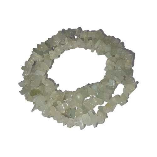 Chips - Semi Precious on strand - New Jade