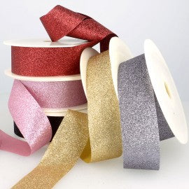 36 mm - Glitter Ribbon 70% Polyester - 30% PVC