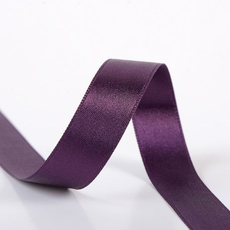 Double Faced Satin Ribbon - 91 Dark Purple