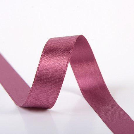 Double-sided satin ribbon - 189 Berry