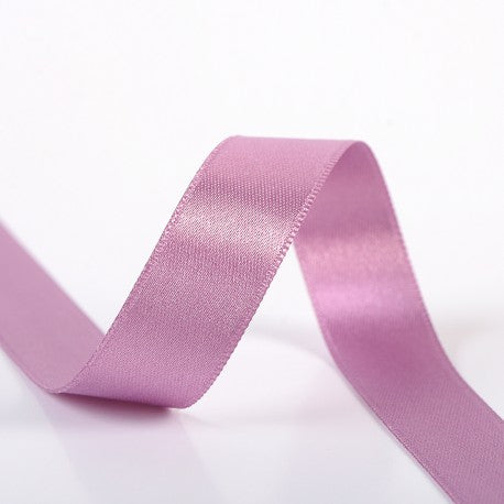 Double-sided satin ribbon - 87 Dusty pink