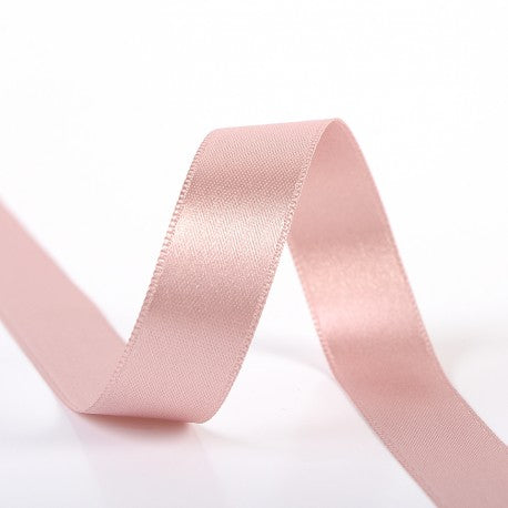 Double-sided satin ribbon - 44 Pinkish beige