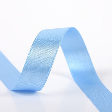 Double Sided Satin Ribbon - 3 Light Blue