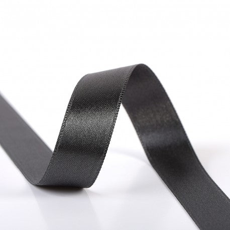 Double Faced Satin Ribbon - 39 Dark Grey