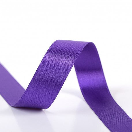 Double Sided Satin Ribbon - 90 Purple