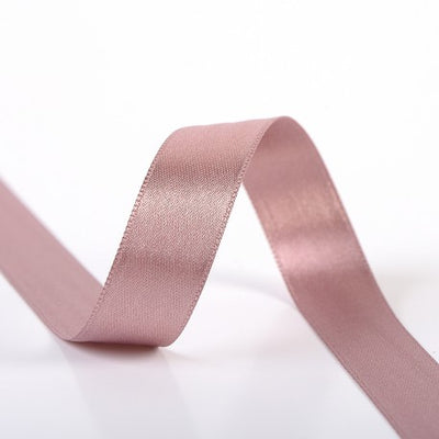Double-sided satin ribbon - 47 Old pink
