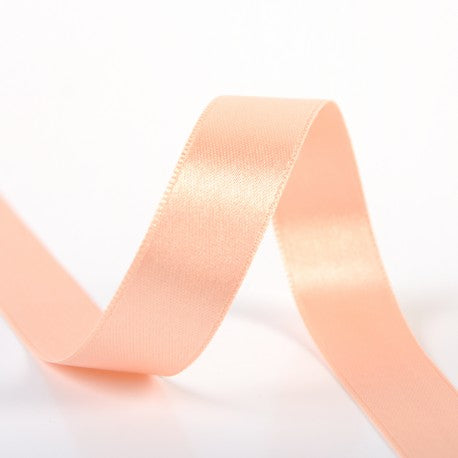 Double-sided satin ribbon - 84 Light Peach