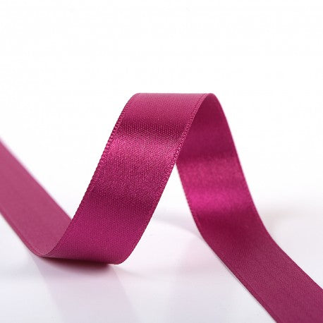 Double-sided satin ribbon - 99 Violine