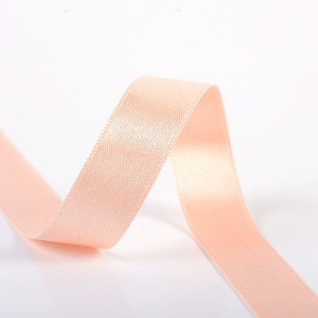 Double Faced Satin Ribbon - 186 Pink Apricot