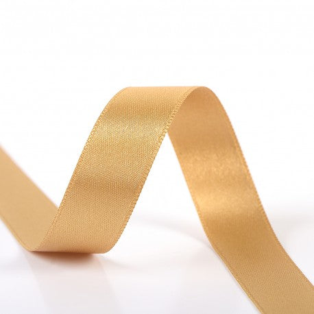 Double Sided Satin Ribbon - 80 Yellow Orange