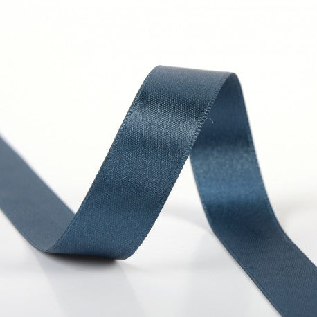 Double-sided satin ribbon - 59 Ultramarine blue