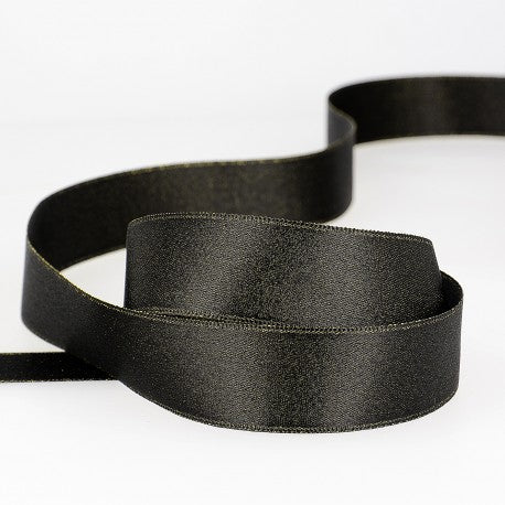 Gold Sparkling satin ribbon - Black