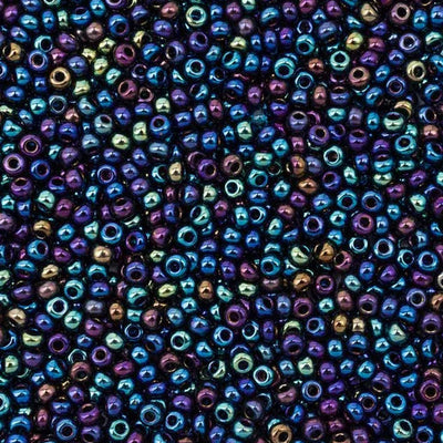 11/0 - SB35030 Bleu marine AB opaque · Preciosa rocaille