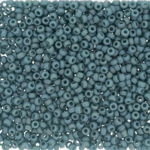 11/0 - SB4702 - Bleu arctique émaillé mat AB Opaque · Miyuki Rocaille