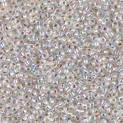 Miyuki Seed Beads 11/0 - SB1001 Crystal Silver Lined AB