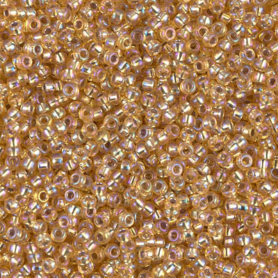 Miyuki Seed Beads 11/0 - SB1003 Gold Silver Lined AB