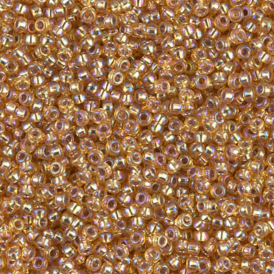 Miyuki Seed Beads 11/0 - SB1004 Dark Gold Silver Lined AB