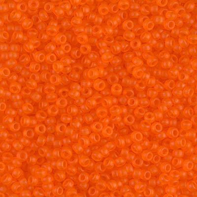 Miyuki Seed Beads 11/0 - SB0138F Transparent Orange Matte