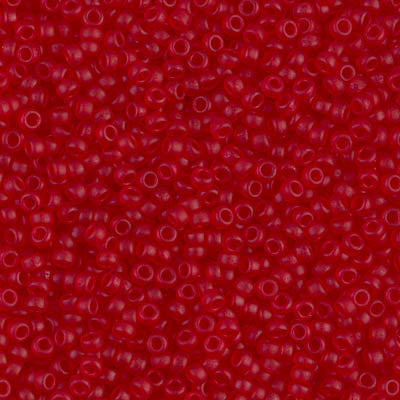 Miyuki Seed Beads 11/0 - SB0141F Transparent Ruby Transparent Matte