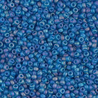 Miyuki Seed Beads 11/0 - SB0149FR Transparent Capri Blue AB Matte