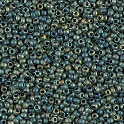 Miyuki Seed Beads 11/0 - SB2008 Opaque Matte Metallic Patina Iris