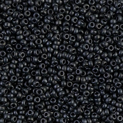 Miyuki Seed Beads 11/0 - SB2010 Opaque Charcoal Matte Metallic